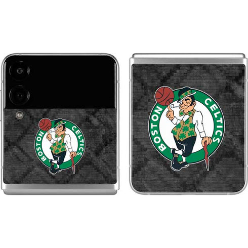 NBA Boston Celtics Dark Rust Galaxy Z Flip4 5G Skin